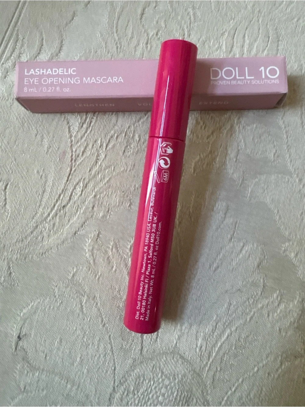 DOLL 10 LASHadelic Eye-Opening Volumizing Mascara Black BNIB